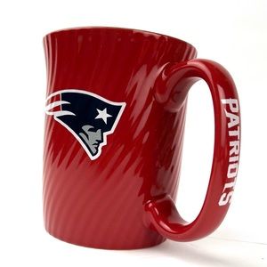 New England Patriots NFL Coffee Cup Mug Red Blue Interior 16oz